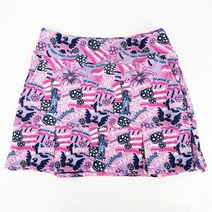 NEW KATHERINE WAY Scottsdale Pleated Skort in Pickleball Nation